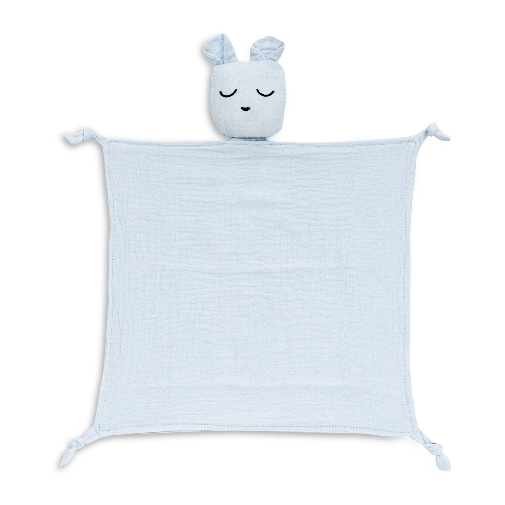 Capa Baño 1X1 Mod Oso+Dudu Muselina Azul