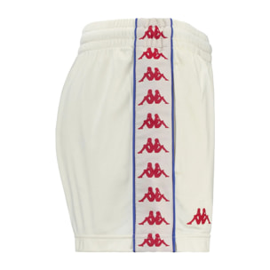 Pantaloni Corti Kappa Donna 222 Banda Ladytread Bianco