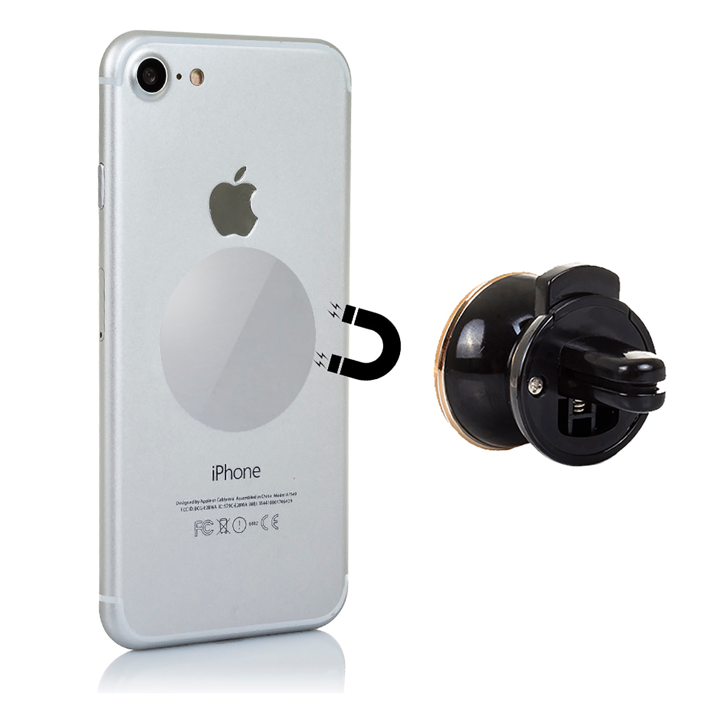 DAM Griglia supporto auto 3x3x5 Cm. Colore: oro