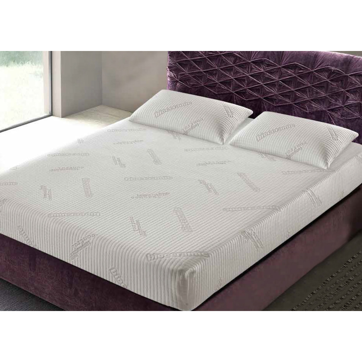 COPRIMATERASSO IMBOTTITO BIOCERAMIC