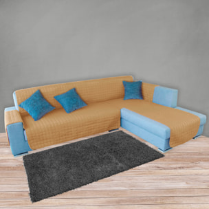 Funda de sofá chaise-longue 4 Plazas ELEGANT REVERSIBLE- ADAPTABLE A AMBOS LADOS Arena