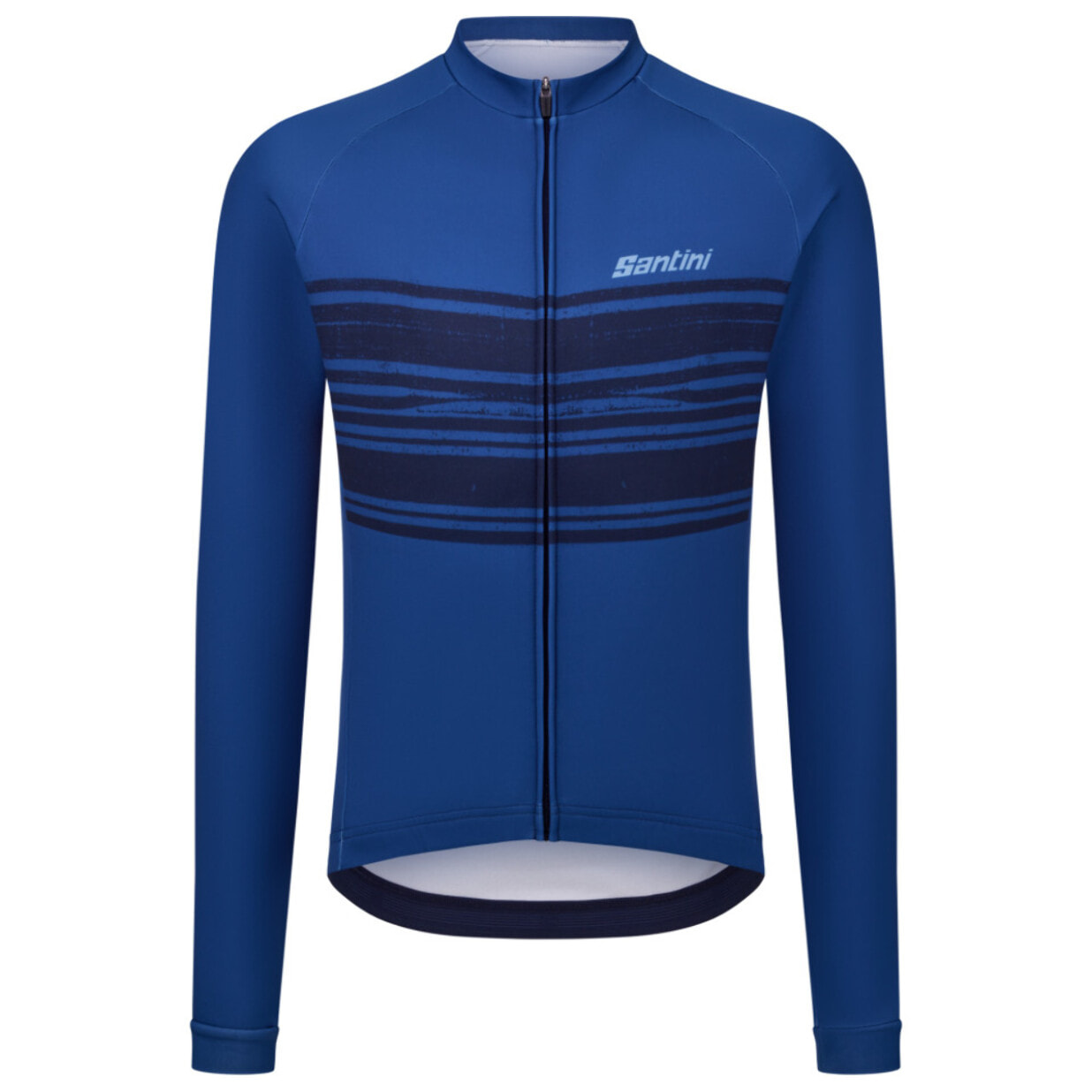 Mac - Maglia Manica Lunga - Blue - Uomo