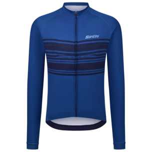 Mac - Maglia Manica Lunga - Blue - Uomo
