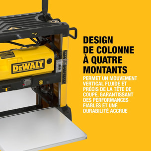 Rabot de chantier 1800 W - Largeur de rabotage 317 mm - DEWALT - DW733-QS
