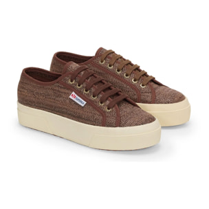Superga - Scarpe da donna Donna Marrone - 2740 PLATFORM RAFFIA