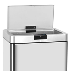 Couvercle de poubelle automatique DAYTONA Argent