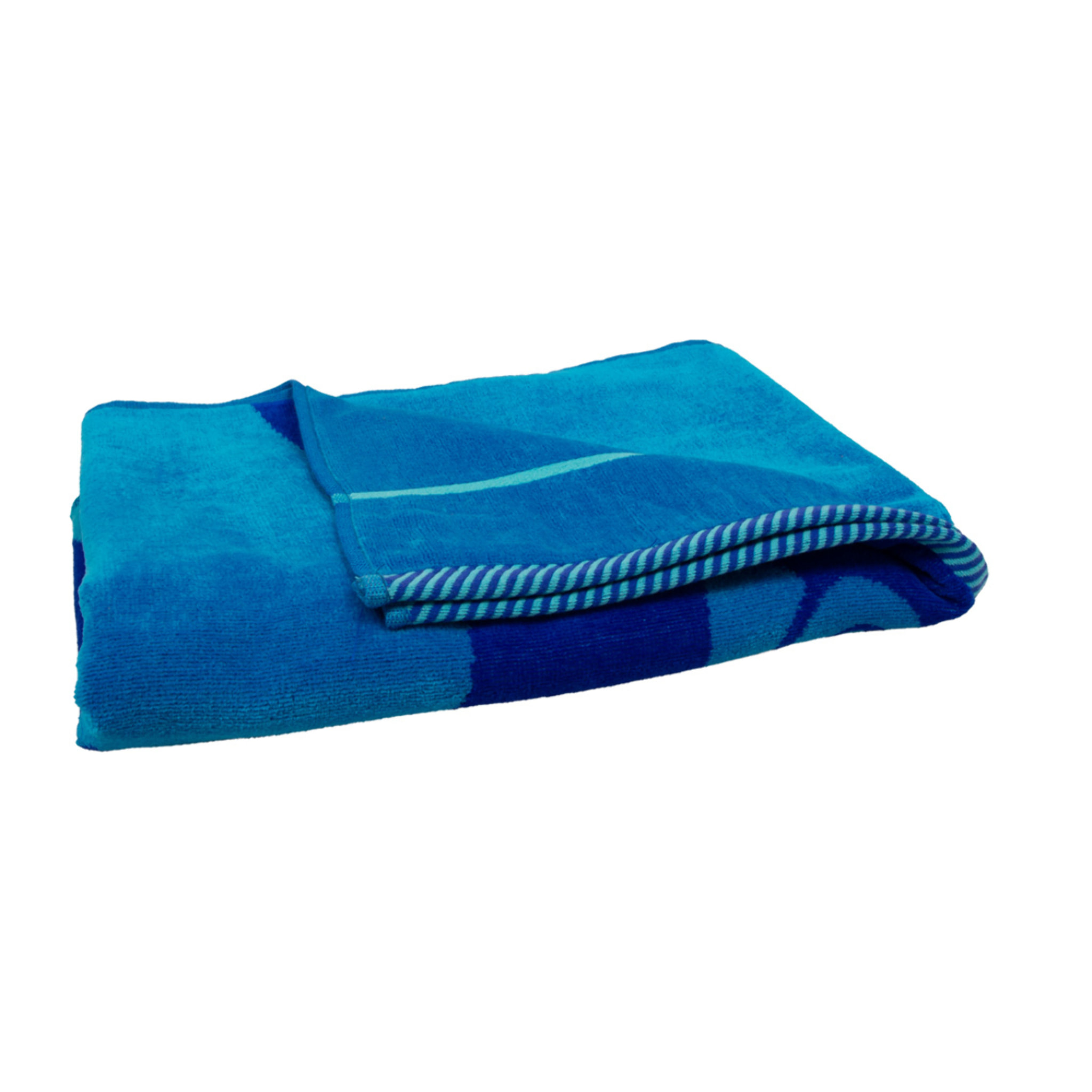 Telo Mare Spugna Jacquard Spiaggia Disegno Flipper