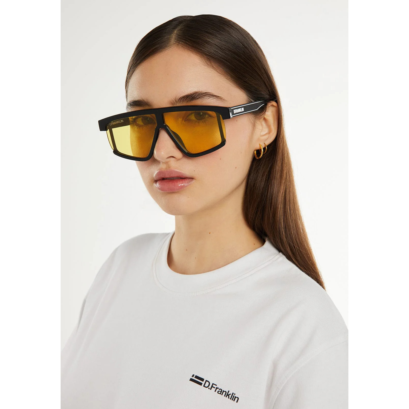 Gafas de Sol Alpha Shiny Black / Yellow D.Franklin