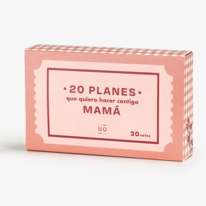 Vales "20 Planes que quiero hacer contigo mamá"