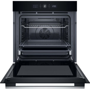 Four encastrable fonction vapeur WHIRLPOOL WOI5S8PM1SXAF - Pyrolyse - Chaleur tournante - Vapeur - Porte froide - Rails télescopiques