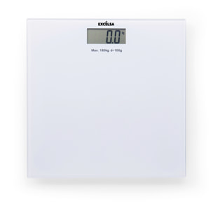 Pèse-personne digital Excelsa- Spa, Verre Blanc