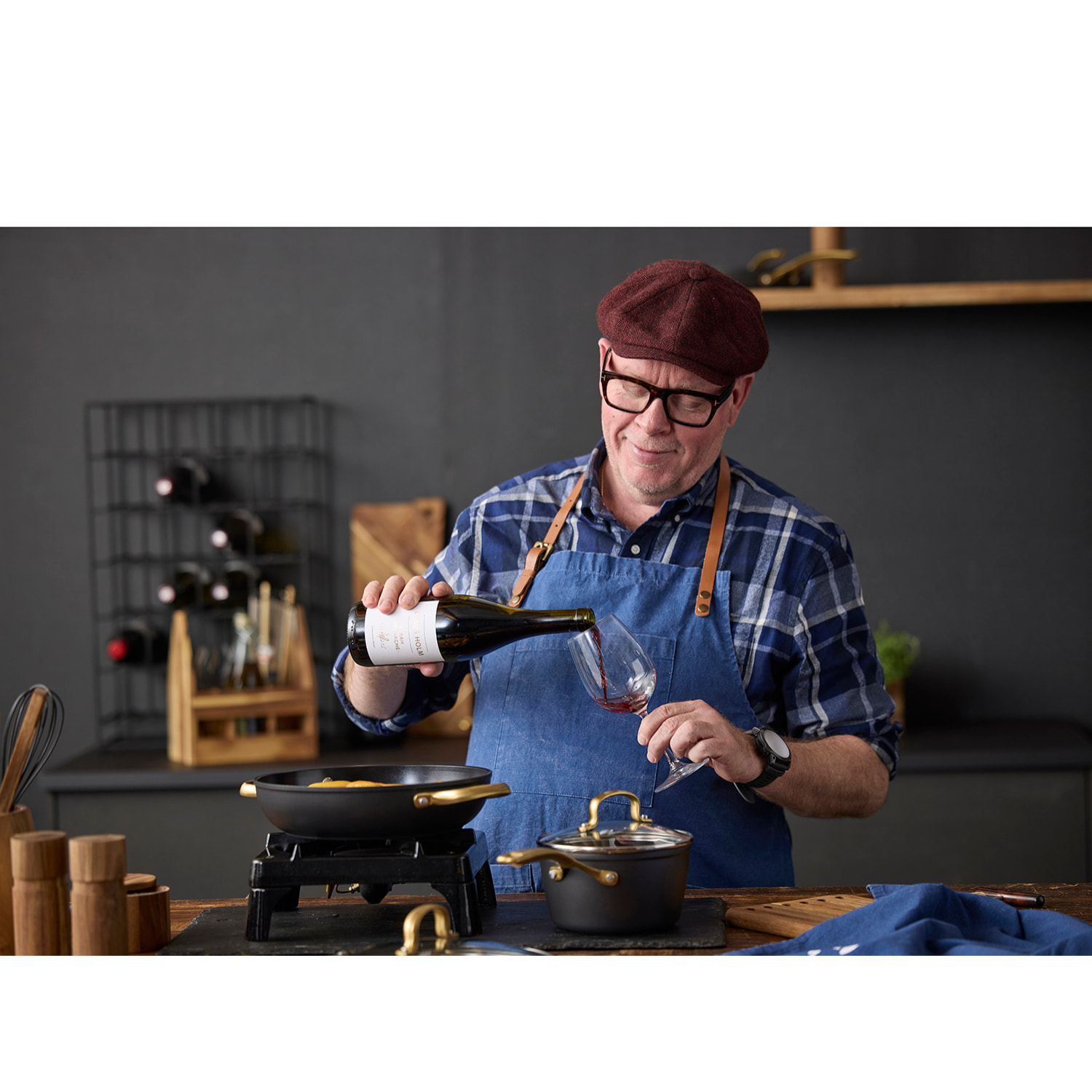 Casserole av couvercle verre Brasserie