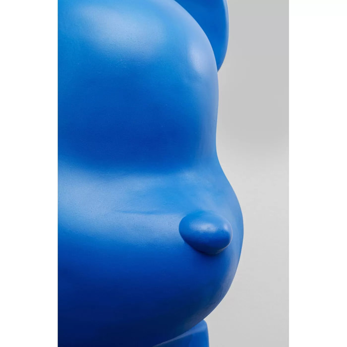 Déco ours bleu 51cm Kare Design