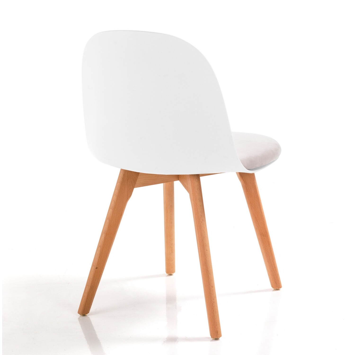 Oresteluchetta Set 4 Sedie TELLA WOOD WHITE