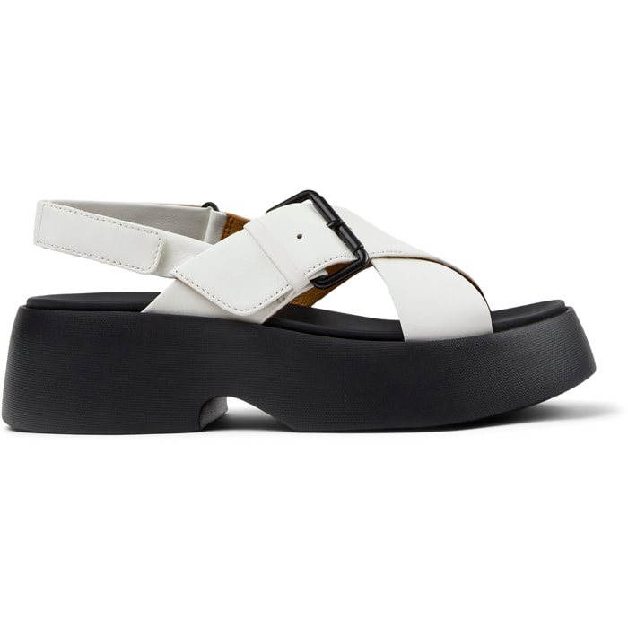 Sandalias - CAMPER Tasha - Blanco - Cuero liso