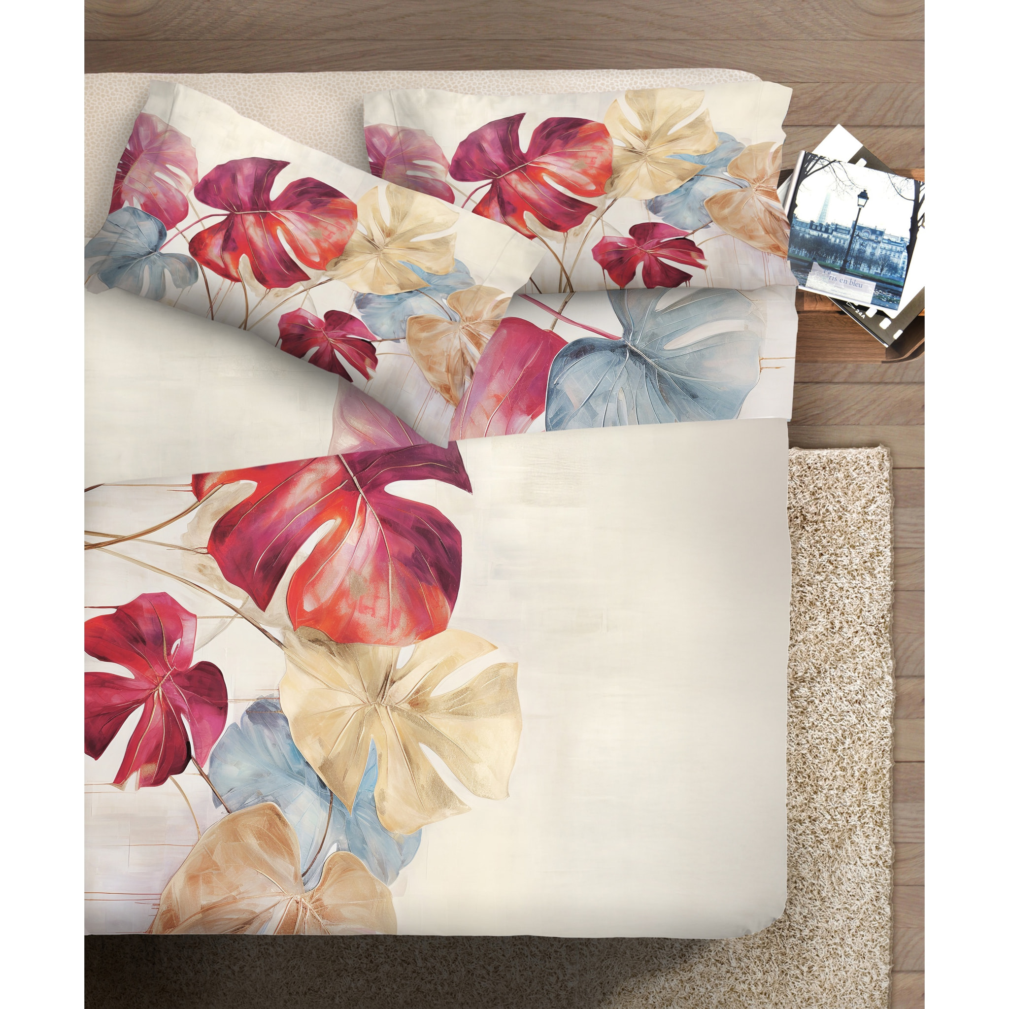 Parure Lenzuola fotografico Piazzato Fine-Art 2 Piazze Disegno Iris