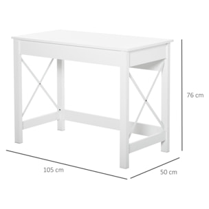 Mesa Escritorio Mesa para Ordenador Moderno y Minimalista Oficina 105x50x76 cm