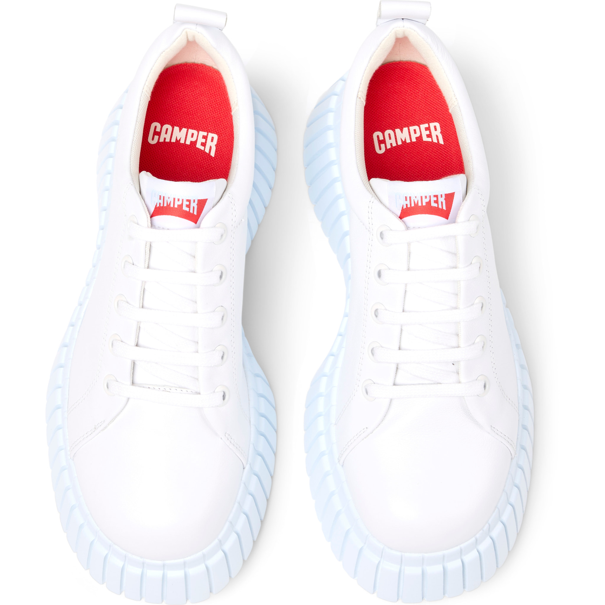 Zapatos de cordones - CAMPER Pix BCN - Blanco - Cuero liso