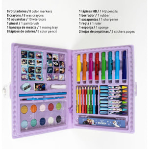 Set Papelería Coloreable Caja Frozen