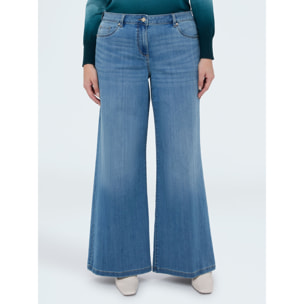 Fiorella Rubino - Jeans Wide Leg lavado light blue - Light - blue