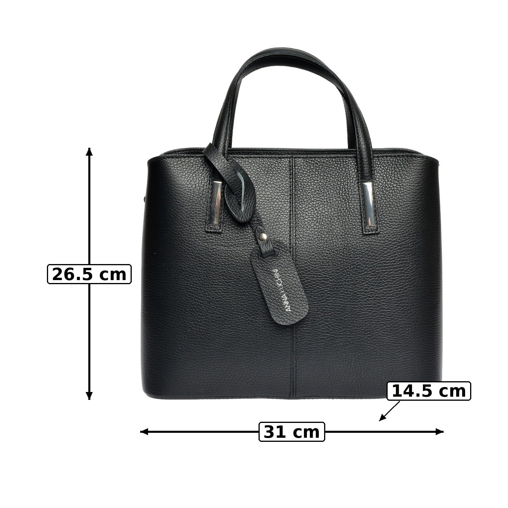 Borsa a mano Anna Luchini Nero