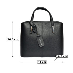 Borsa a mano Anna Luchini Nero