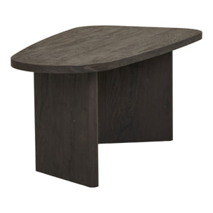 Melo - Tavolino da salotto in MDF marrone scuro 100x50x41 cm