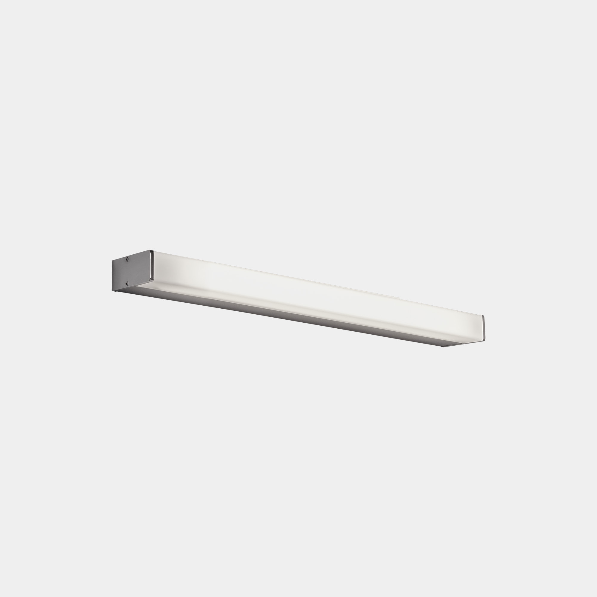 Ledsc4 LedsC4 - Lámpara de Baño Interior LED 580mm, Acabado Cromo Opal, 367lm 3000K, Aluminio y Policarbonato, Iluminación Eficiente y Moderna