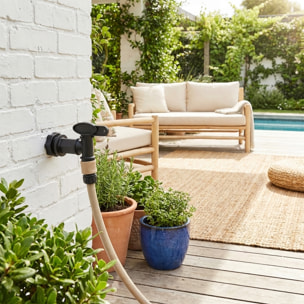 Robinet à raccord rapide pour récupérateur d'eau de pluie ROBINET POUR RÉCUPÉRATEUR D'EAU 20/27