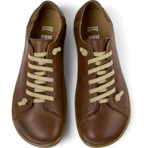 Zapatillas - CAMPER Peu Cami - Marron - Cuero liso