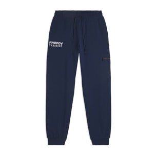 Pantaloni regular con tasca zip sulla gamba