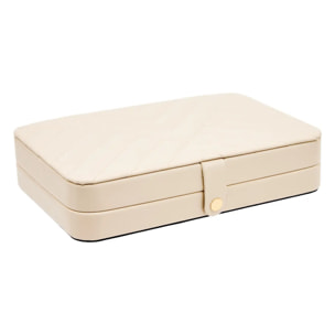 Boîte à bijoux Natty rectangulaire 15x21cm blanc