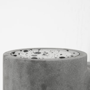 Forlight Aplique de pared exteropr Rem acabado cemento IP44 8W 11 x 20 x 13cm