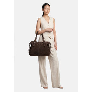 Borsa a mano da donna Made in Italy - Modello Celeste Plus - 100% pelle - 20.0 x 28.5 x 41.0 cm
