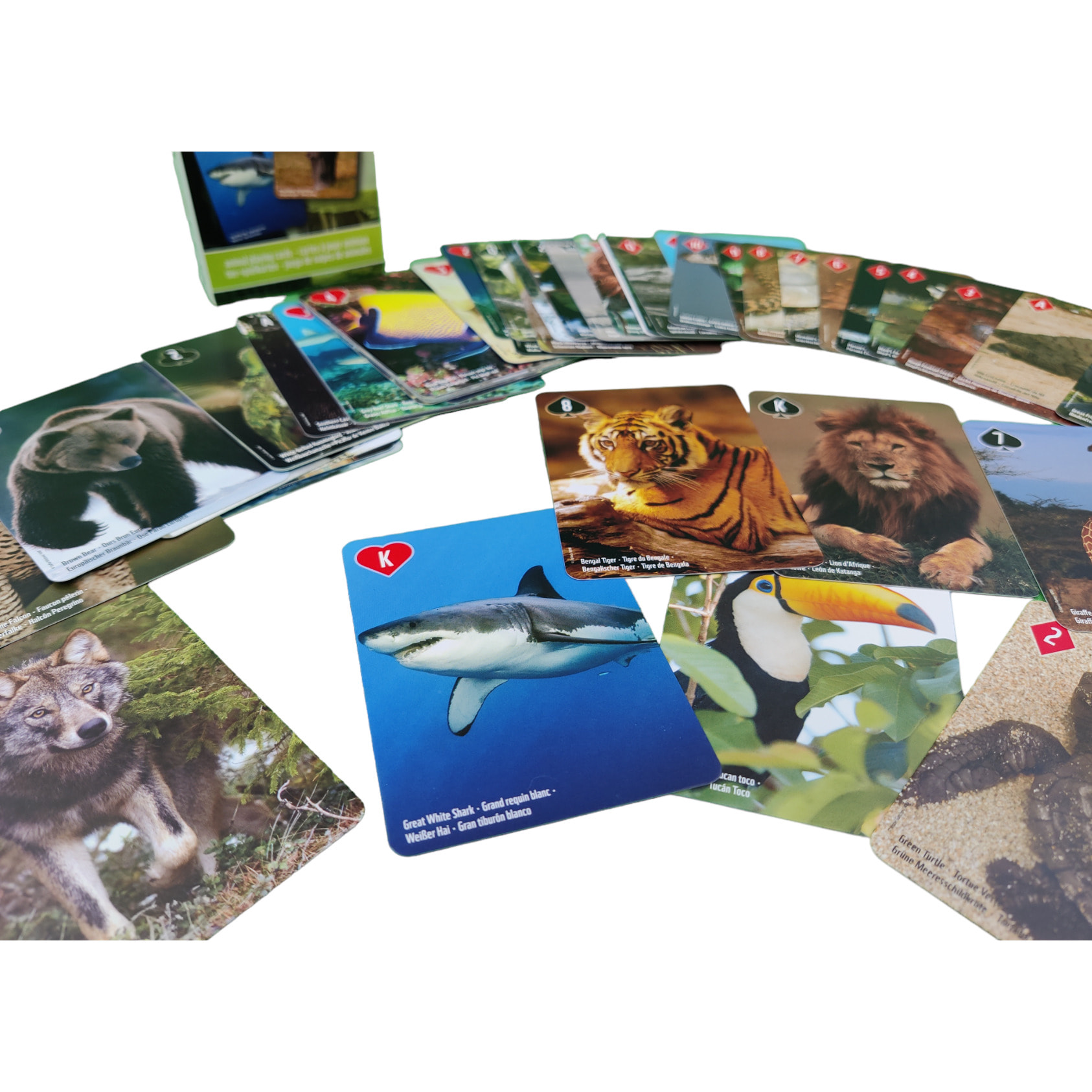 WWF CARTAS DE ANIMALES - 52 CARTAS