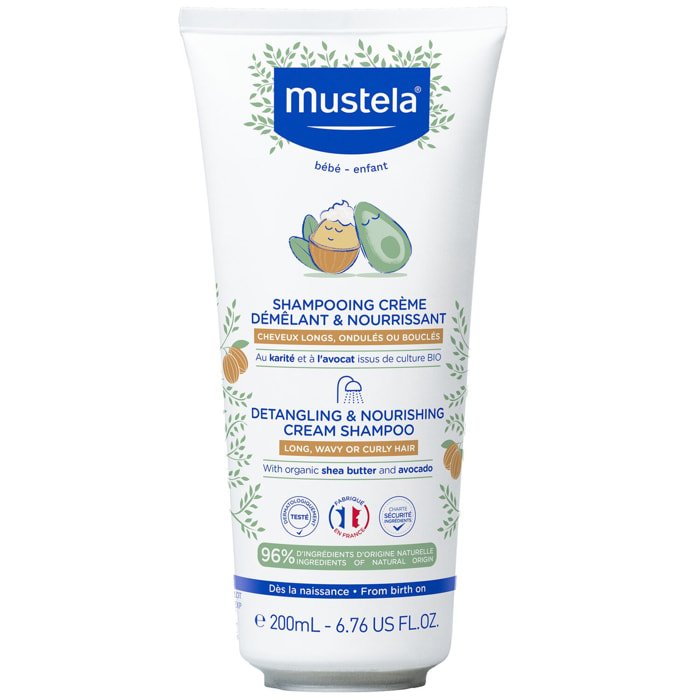 Shampooing Crème - Démêlant et Nourrissant 200ml