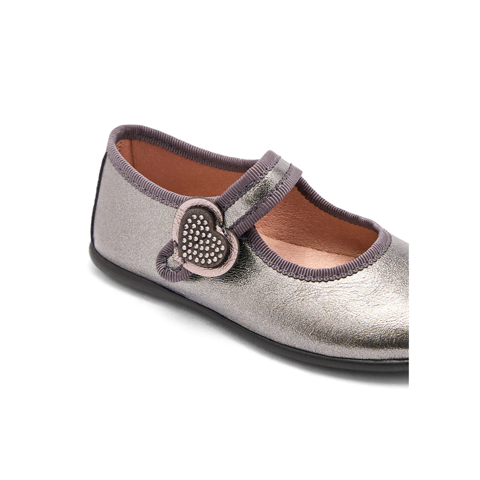 Ballerine Mary Jane da bambina con cinturino in velcro