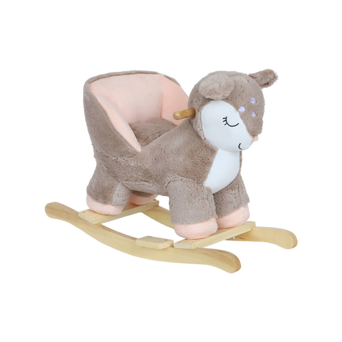 Fauteuil faon à bascule pour enfant CLEM