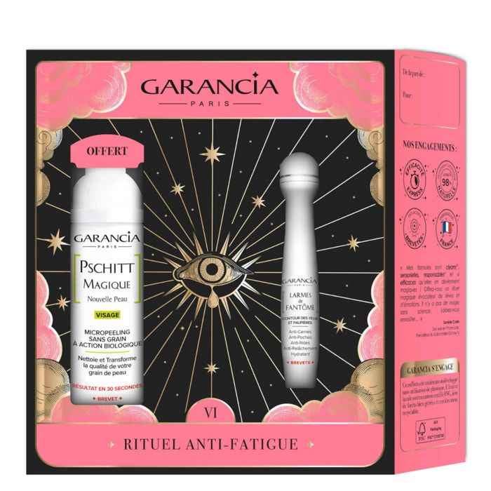 Rituel Anti-Fatigue - Coffret Contour des Yeux 10ml + Micropeeling Visage 30ml