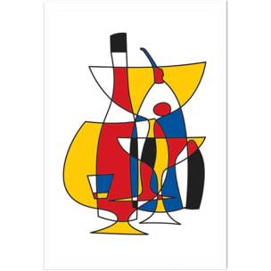 Affiche l'apero entre amis Affiche seule