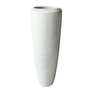 Vaso decorativo per interni bianco lucido 40x102 cm - Tropicana