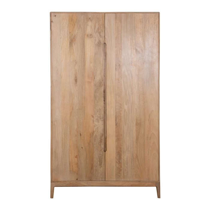 Armadio 2 ante in legno di mango