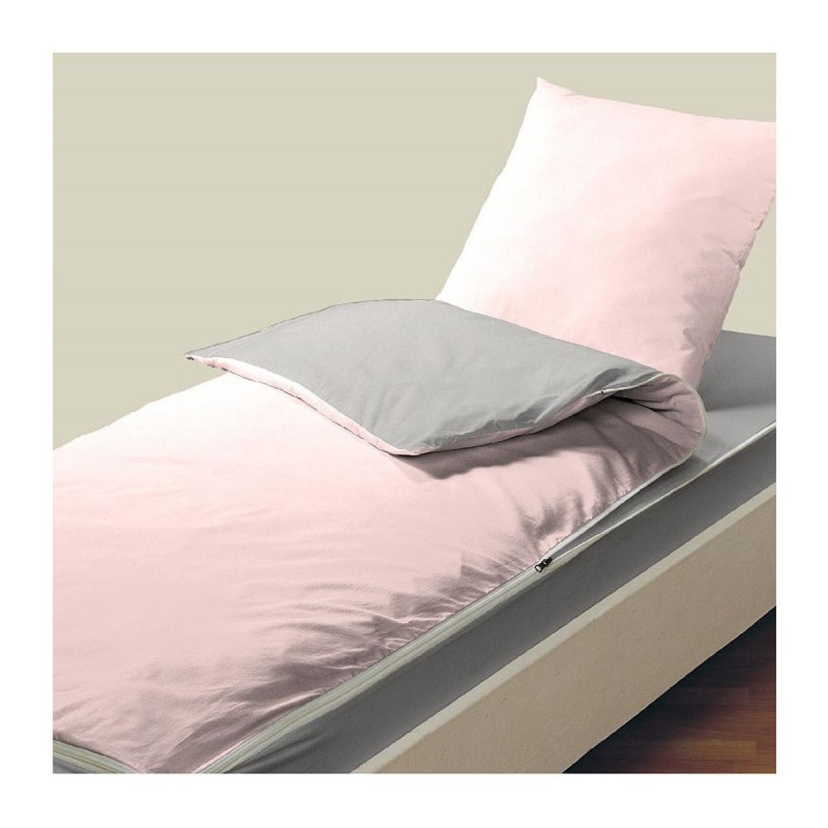 Kit de couchage caradou pour lit 1 place Bleu Calin - Couleur: Rose organza grey