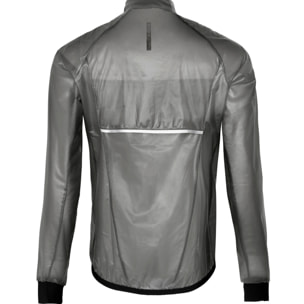 Chaqueta ciclista sin capucha transpirable, resistente al viento y a la lluvia.