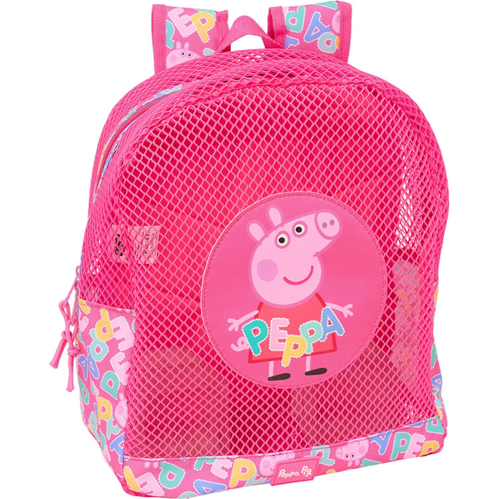 Mochila anti-arena peppa pig