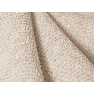 Canapé d'angle gauche "Nolio" 4 places en chenille beige clair