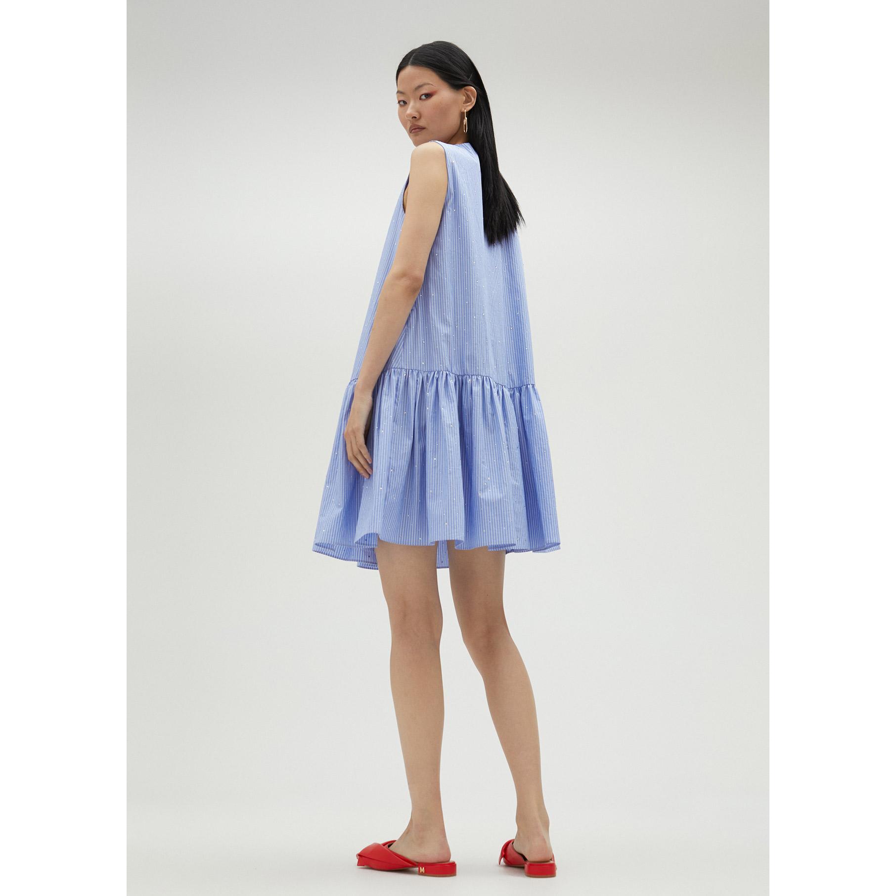 Vestito corto con strass