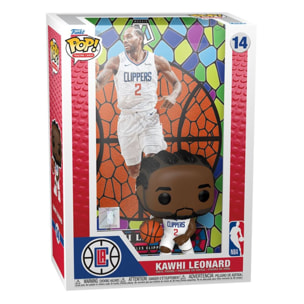 Nba Los Angeles Clippers Pop! Trading Cards Vinile Figura Kawhi Leonard 9 Cm Funko