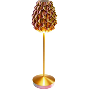Lampe Swirl Sunrise dorée Kare Design