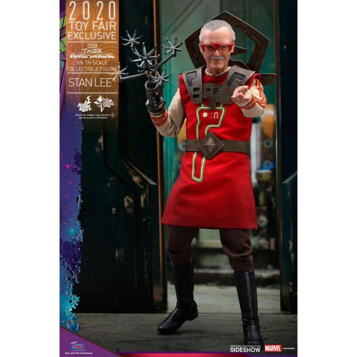 Thor Ragnarok Film Capolavoro Statua Stan Lee Figura 30 cm Esclusiva Hot Toys